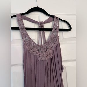 Cute purple summer tank